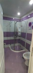 ポモリエにあるАпартамент Александровиのバスルーム(シャワー、トイレ付)