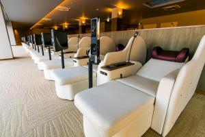 Un lugar para sentarse en Spa & Hotel Suishun Matsuiyamate