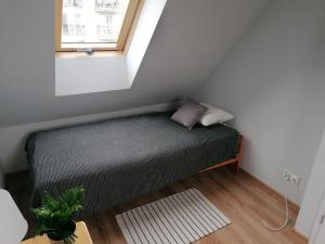 Postel nebo postele na pokoji v ubytování Domki Grażyna