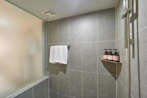 Koupelna v ubytování Aank Hotel Busan Nampo