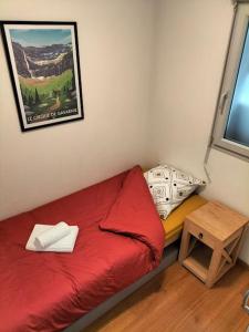 Postel nebo postele na pokoji v ubytování Balcon plein sud, piscine/spa