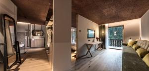 A kitchen or kitchenette at Bad Ratzes