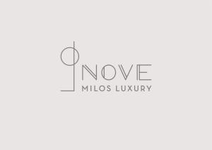 a sign that reads move milos lobby at Nove Milos Luxury by Estia in Pollonia