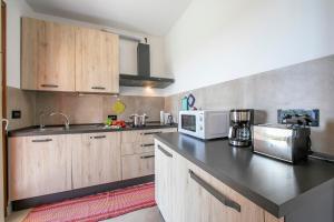 A kitchen or kitchenette at Villa Teresa Apt Lake Garda View - Happy Rentals