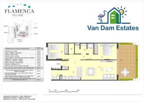 Půdorys ubytování Premium apartment @ Flamenca Village with pool view VDE-137