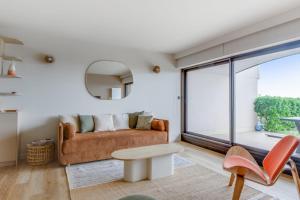 אזור ישיבה ב-Modern flat with terrace and garden - Le Touquet - Welkeys