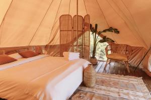 Cama ou camas em um quarto em Dreamsea Mediterranean Camp