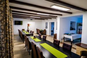 TV a/nebo společenská místnost v ubytování Pensiunea Romconcord