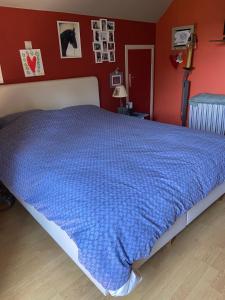 Postel nebo postele na pokoji v ubytování Chambres chez Nanou avec petit déjeuner