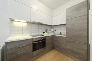 Kuchyň nebo kuchyňský kout v ubytování Apartment for 4