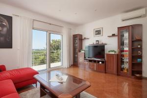 TV a/nebo společenská místnost v ubytování Apartment Villa Ma&Lu