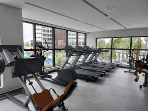 Fitness centrum a/nebo fitness zařízení v ubytování Resort Salinas Premium