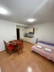 Kuchyň nebo kuchyňský kout v ubytování Villa Popic