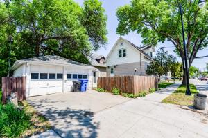 Bygningen som feriehuset ligger i