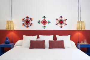Кровать или кровати в номере AmazINN Places Casa Coyoacan