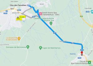 eine Karte der vorgeschlagenen Verbesserungen am Worcester Bus Interchange in der Unterkunft Chambre proche du circuit in Spa