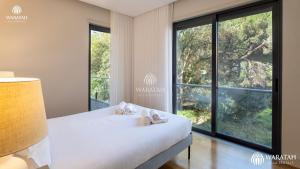 Ένα ή περισσότερα κρεβάτια σε δωμάτιο στο Apartment Micaela