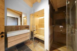 Vannituba majutusasutuses Alm-Lodges Montafon by Pferd auf Wolke