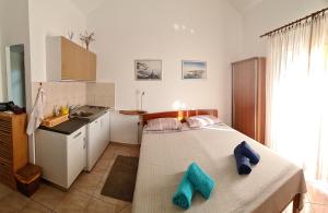 Kuchyň nebo kuchyňský kout v ubytování STUDIO APARTMAN STARA BAŠKA