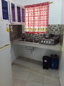 Kuchyň nebo kuchyňský kout v ubytování Appart-hotel Veras Samana No-14