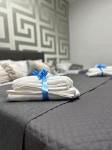 Letto o letti in una camera di B&B Piccolo Lucio