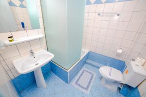 Koupelna v ubytování Hotel Zefyros
