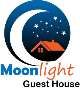 a logo for a guest house in the moon and stars at Moon Light Guest House Khaplu in Khaplu