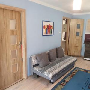 Χώρος καθιστικού στο Apartamenty Dzika Orlica