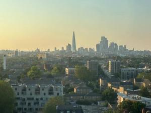 a view of a city with a lot of buildings at 3 bed Sky apartment SE15 Peckham in London