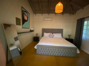 Postel nebo postele na pokoji v ubytování Hotel Villas Gaia Ecolodge
