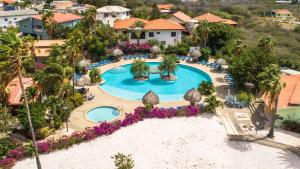 an overhead view of a swimming pool at a resort at CASA Arte- Exclusive apartment with internet and pool in Santa Catharina