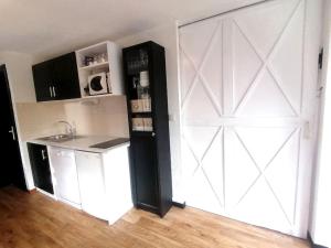 Kuchyň nebo kuchyňský kout v ubytování Le Chamroussien - Appartement 1700