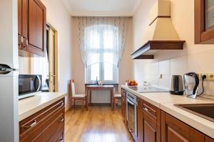 Kuchyň nebo kuchyňský kout v ubytování Apartment Becherhaus