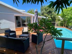 Πισίνα στο ή κοντά στο Villa Bourbon de charme