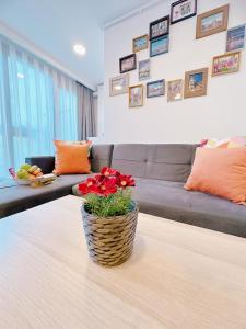 Prostor za sedenje u objektu Aliya home No1-new apartment close to taksim istanbul