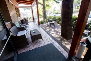Balkón nebo terasa v ubytování Hotel Rossi