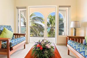 Posezení v ubytování SunBreeze Suites