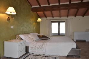 Postel nebo postele na pokoji v ubytování Country House La Fattoria Bellandi