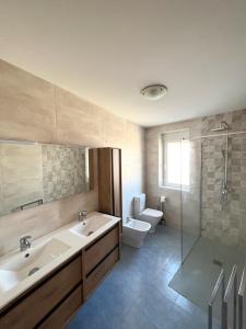 Koupelna v ubytování Las diez ovejas alojamiento rural