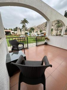 VPX Hoteles Cieneguilla的休息区