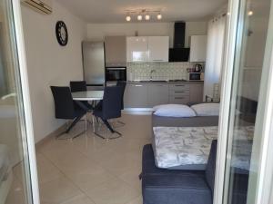 Kuchyň nebo kuchyňský kout v ubytování Grey House Zadar