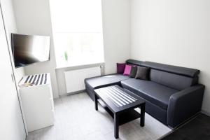 Telewizja i/lub zestaw kina domowego w obiekcie Rent-Apart City Center Lodz
