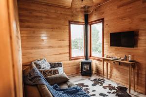 Et tv og/eller underholdning på Pousada Vila Felicita