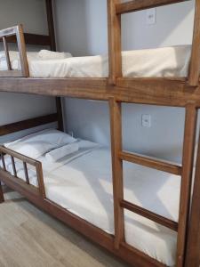Postel nebo postele na pokoji v ubytování Hospedaje MorroSP