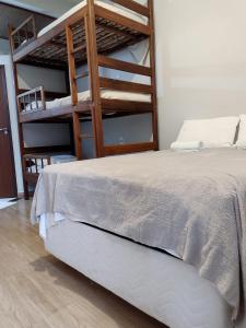 Postel nebo postele na pokoji v ubytování Hospedaje MorroSP