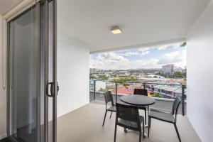 Svalir eða verönd á Code Apartments