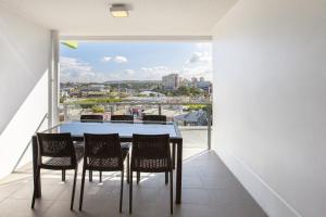 Balkón nebo terasa v ubytování Code Apartments