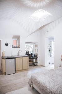 Kuchyň nebo kuchyňský kout v ubytování appartement 2 pièces jacuzzi + 2 fotografie