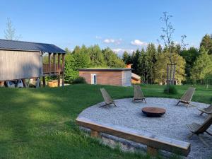 Vonkajšia záhrada v ubytovaní Lagom Haus