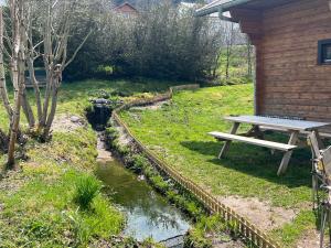 Zahrada ubytování Chalet des 2 lacs
